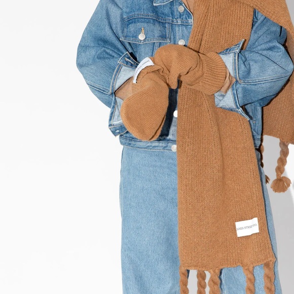 James Street Co. Mora Scarf in Tobacco - Picture 2 of 3